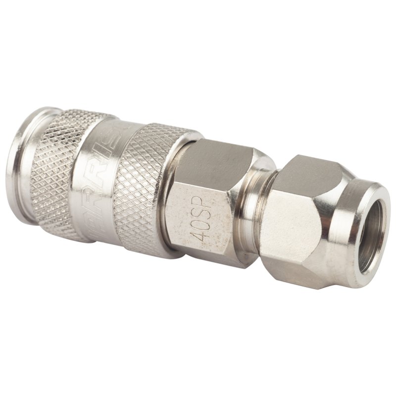 HRS-40SPA Harrison Пневматическое быстроразъёмное соединение с обжимным креплением PU шланга ? 8х12