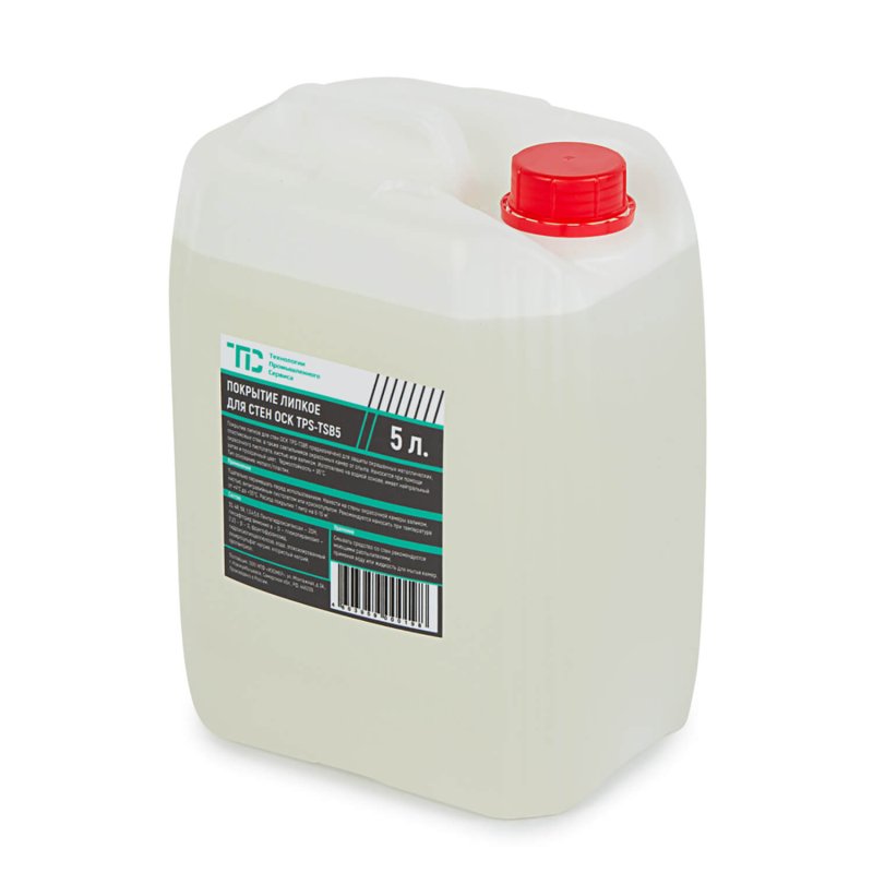 TPS-PSC5 Липкое водорастворимое покрытие для стен окрасочных камер, 5 л