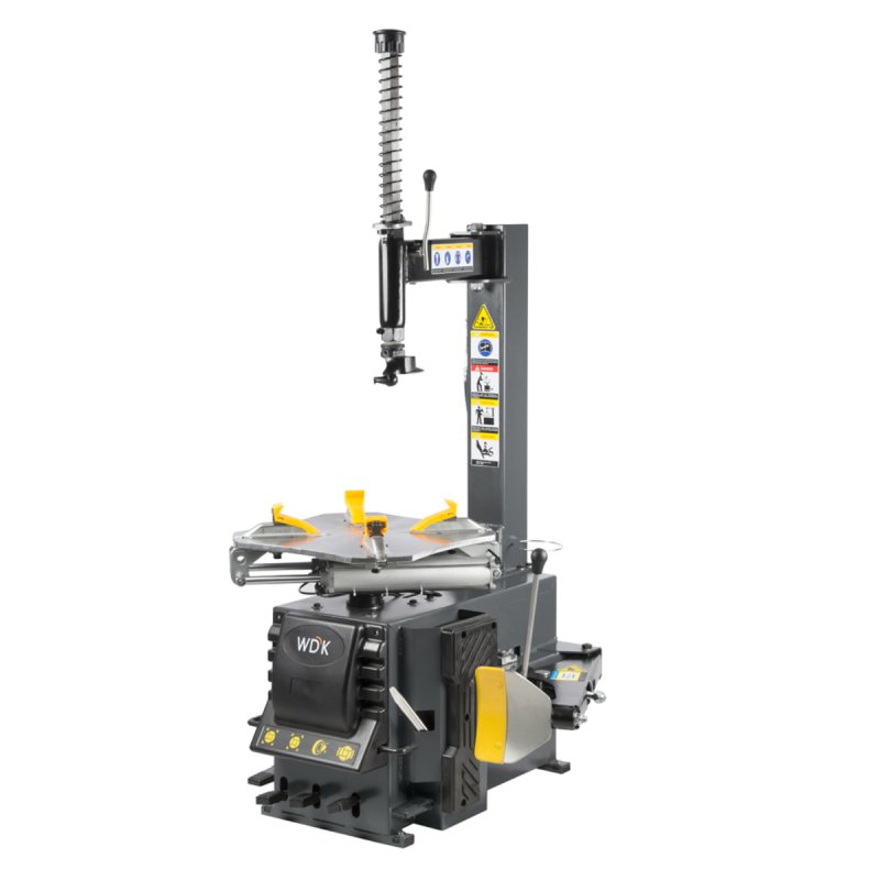 WDK-700322 Полуавтоматический шиномонтажный станок со взрывной накачкой колес. Захват до 24" Wiederkraft