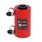 HRH-CY0800015 Гидравлический цилиндр (домкрат) с полым штоком, двухполостной 30 т, ход 100 мм