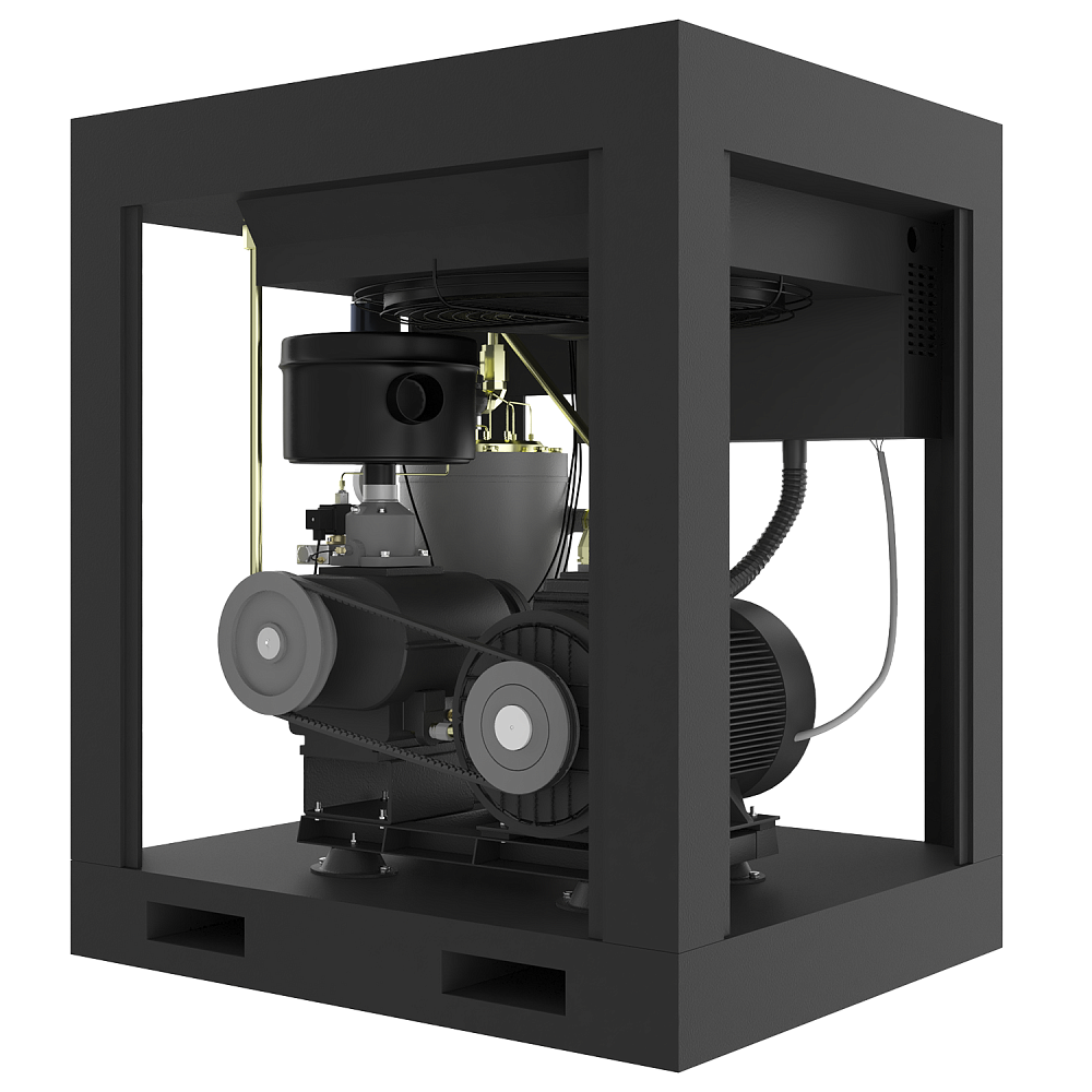 HRS-941500 Винтовой компрессор с ременным приводом Harrison: 1500 л/мин, 8 бар, 11 кВт