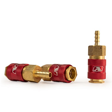 Штуцер профессиональный мама ёлка d.6мм F, латунь, 25шт