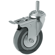 SCtgb 55 Аппаратная колесная опора с тормозом с.р. с болтом м12 д125 (VILS)