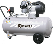 Компрессор поршневой вертикальный с прямым приводом (бытовая серия) 100.J2047BВ REMEZA (Белоруссия): 400 л/мин., 8 бар, ресивер 100 л., 2,2 кВт, 220В, габариты без упак. 650х550х1240 мм, 73 кг.