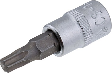 Торцевая головка короткая с битой Torx 1/4" T10, СТАНКОИМПОРТ, CS-14.12.T10