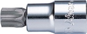 Торцевая головка короткая 1/4" TORX Т27, 2024T27, Hans