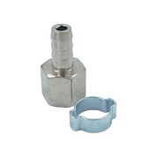 OPT-73010HF Штуцер пневматический ёлочка с обжимным кольцом, внутренняя резьба 3/8", 10 мм OPTIMUS