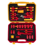 Набор инструментов диэлектрических, универсальный, 25 предметов TOLSEN TTV83825