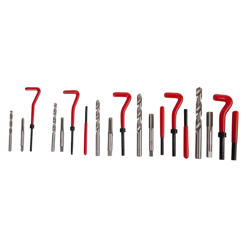 WDK-ST0512 Набор для восстановления резьбы M5 - 12, 131 предмет, метрическая резьба Wiederkraft