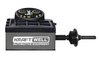 KraftWell KRW242E Балансировочный станок с ручным приводом и вводом параметров