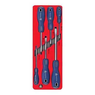 МАСТАК Набор отверток, ложемент, 6 предметов МАСТАК 5-4006