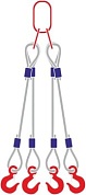 Строп канатный с 4 крюками 8Тх8М