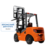 Дизельный погрузчик CPCD25-WS1K2 с японским двигателем, свободным подъемом и боковым смещением вил