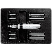 KING TONY Набор отвертка ударная 5/16" с принадлежностями, ложемент, 10 предметов KING TONY 9-4128FR