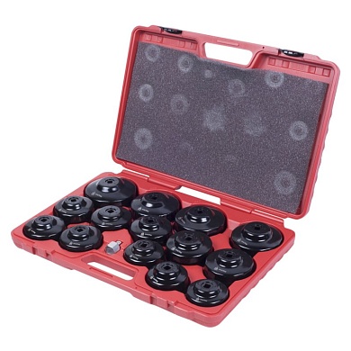 Набор съемников масляных фильтров, 15 предметов МАСТАК 103-40015C