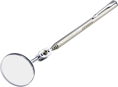 Телескопическое зеркало инспекционное круглое Ø30мм, L-165–490мм