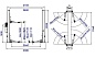 TS-4MR Подъемник г/п 4 тонны с проставками, съем-ручка с одной колоны