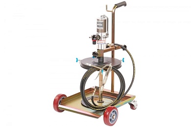 Установка пневматическая для раздачи густой смазки из бочек 20-60 л, с тележкой NORDBERG NO5030