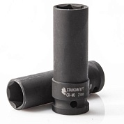 Головка торцевая тонкостенная длинная ударная 21 мм