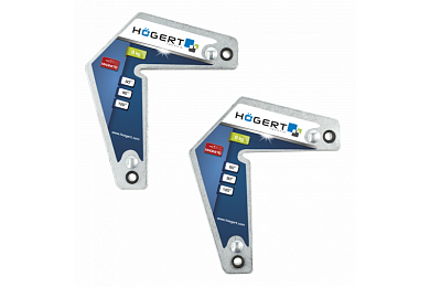 HOEGERT L-образный магнитный угольник для сварочных работ 9 кг, размер: 197х112х18мм