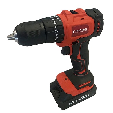 Дрель-шуруповёрт с АКБ 4А/ч Сорокин