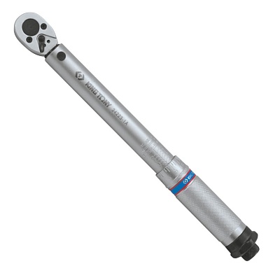 Динамометрический ключ 1/4", 5-25 Нм, "CLASSIC" для левой и правой резьбы, футляр KING TONY 34223-1A