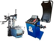 Комплект TS24AC+HR360 Станок шиномонтажный автомат+TS-600 Балансировочный стенд для легковых авто (220 V)