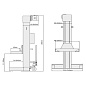 KraftWell KRW4M5.5 Колонны подкатные г/п 4х5,5 т. электромеханические